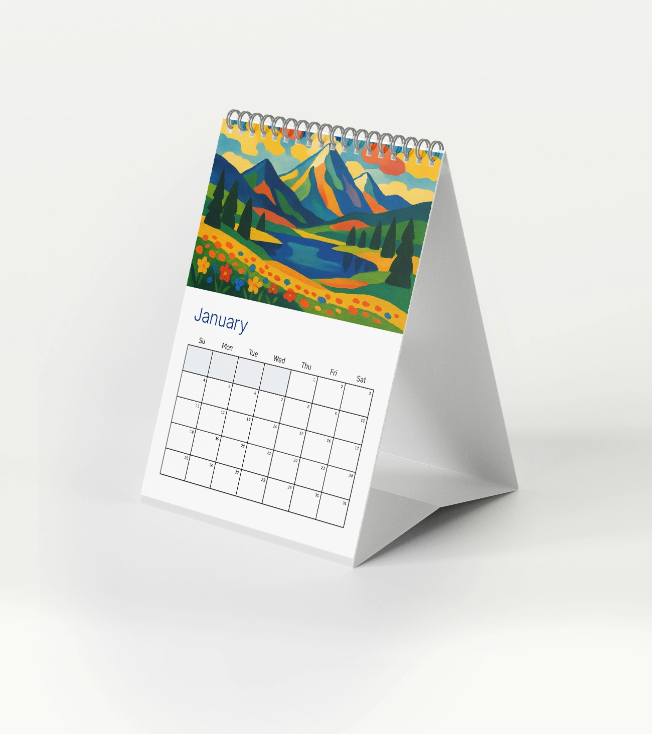 Show details for Desk Calendars - Wiro Bound