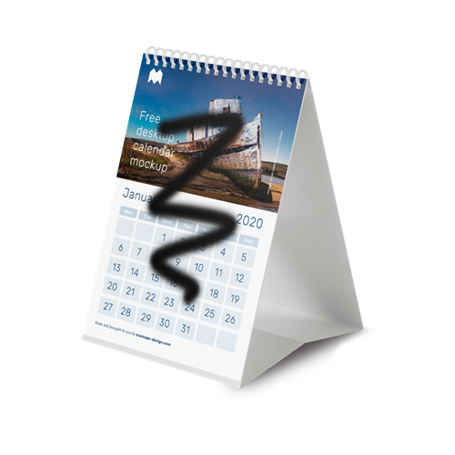 Show details for Desk Calendar - Wiro Bound